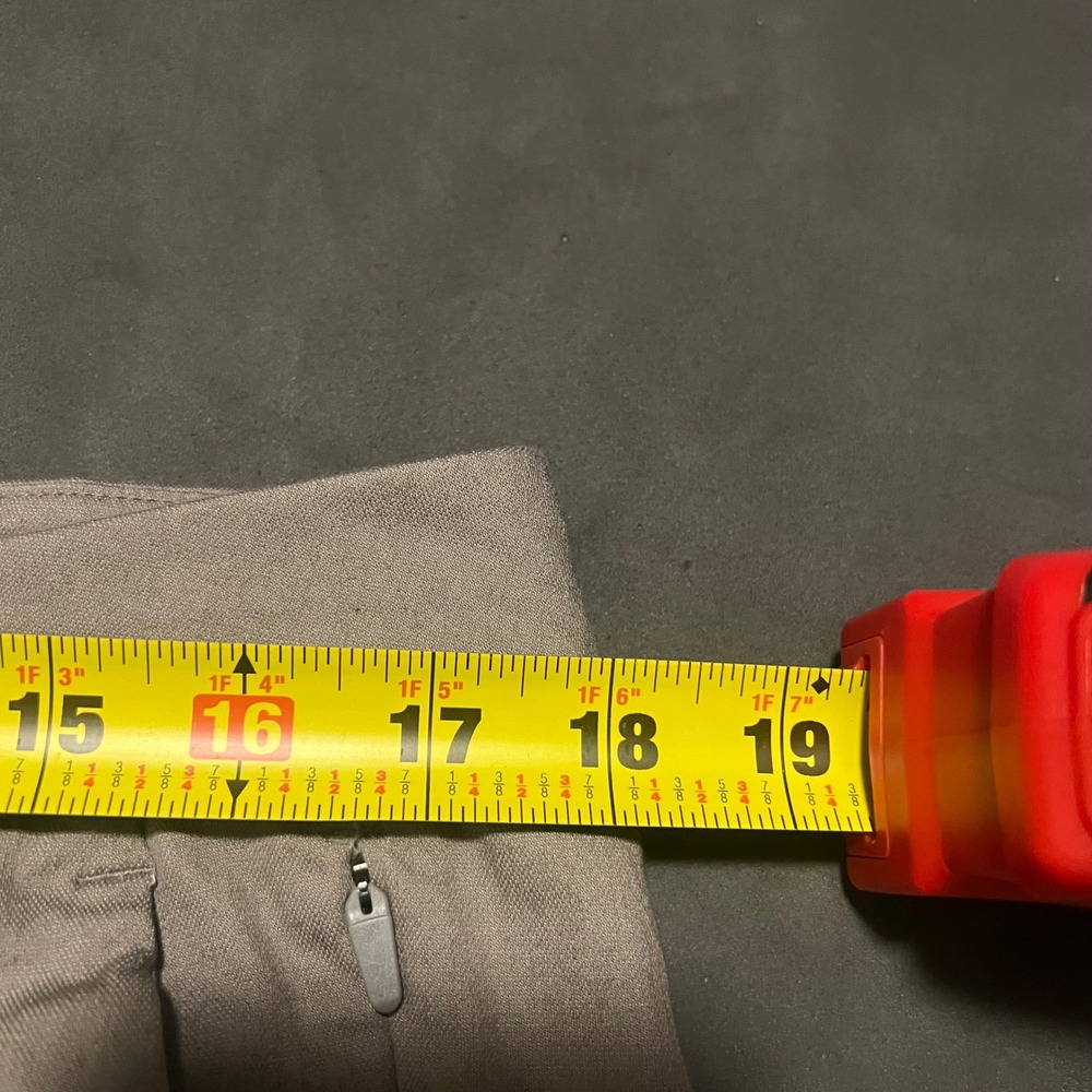 Lululemon Mens Commission Slim Fit Oxford Pants Size 34 (36x31) Gull Grey Casual - Picture 6 of 7
